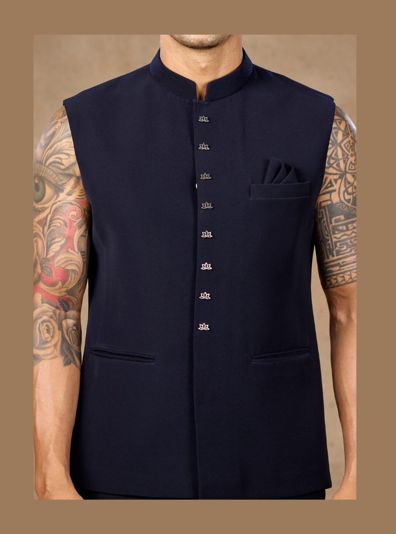 SHARP NAVY BLUE JODHPURI